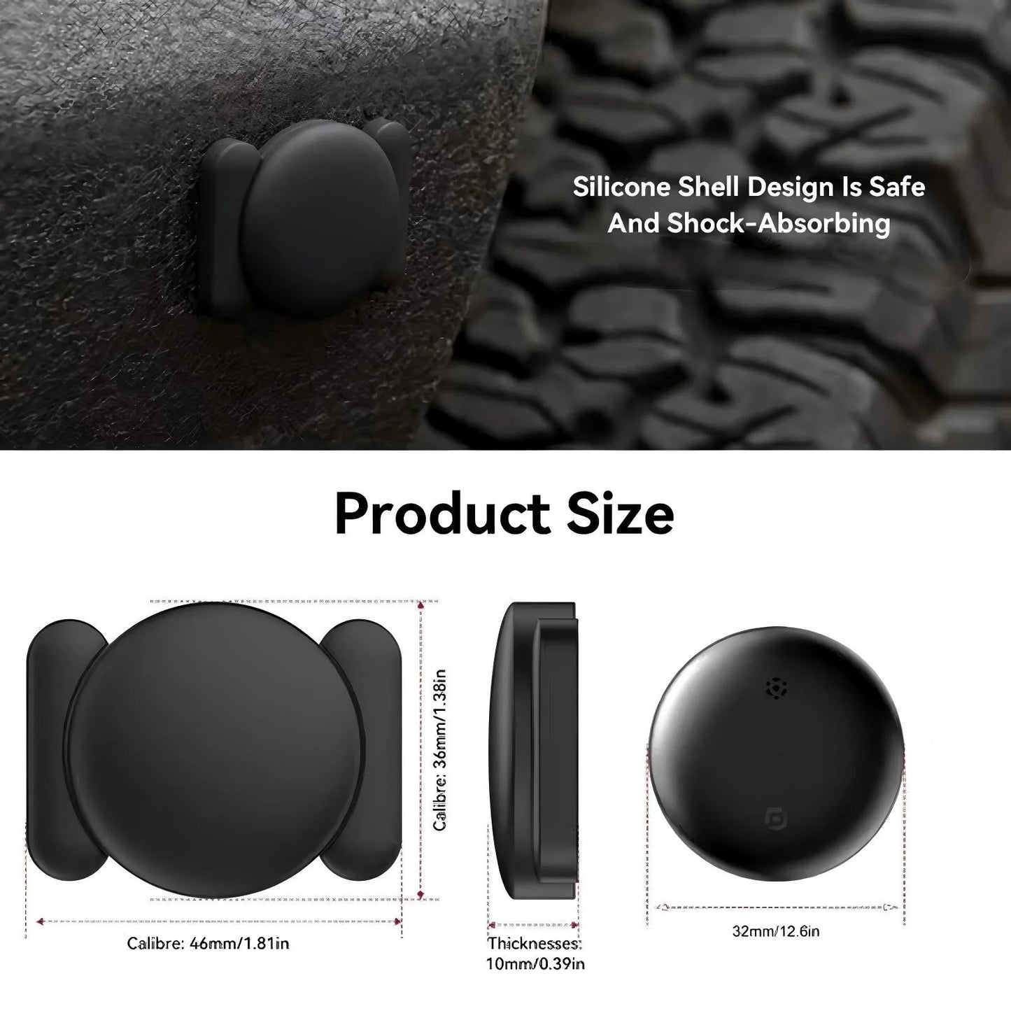 KRYVEXA™ Mini GPS Tracker with Magnetic Case (No Monthly Fee, No Subscription)